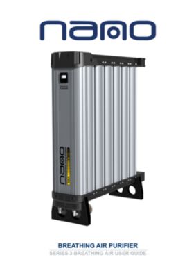 A user guide for the B3 models of breathing air purifiers