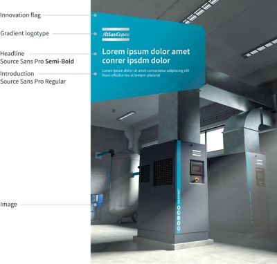 Detailed instructions on the layout of the brochure front cover