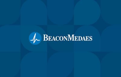 Business cards back in dark blue pattern