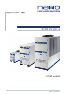 Service manual for nano legacy line of process cooling equipment