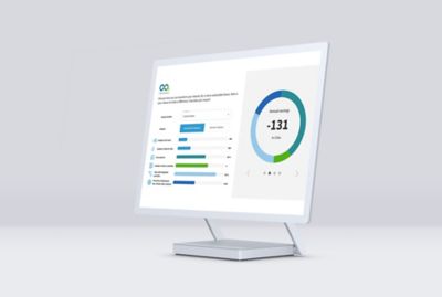 CO2 calculator microsoft surface mockup