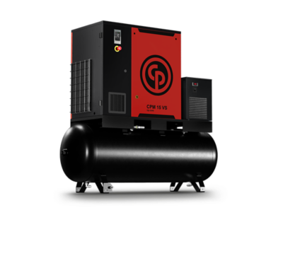 The image shows a large, modern factory