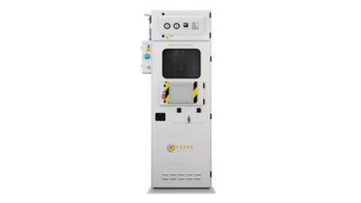 A front and back view of the VaporStation
