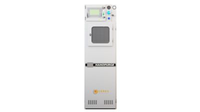 A front view of the NanoPurge Gas Cabinet