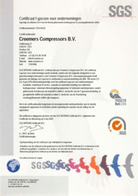 Certificaat F-gassen FGO-053-2