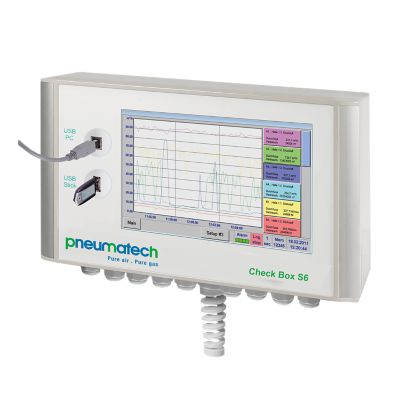 Checkbox S 6 stationary chart recorders front view