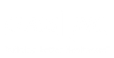 Class 1 White Logo with no background.