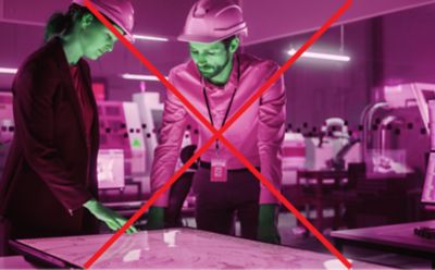 Incorrect image with an overly pink tone.