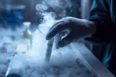 Liquid Nitrogen cryostorage