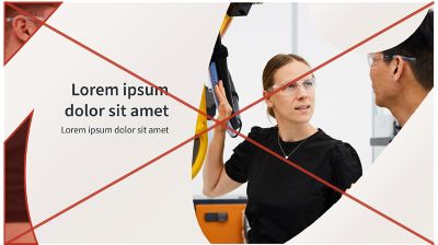 Incorrect use of the logotype cutout with cropped out people