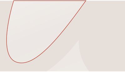 A highlighted area in the logotype cutout showing where to place an image