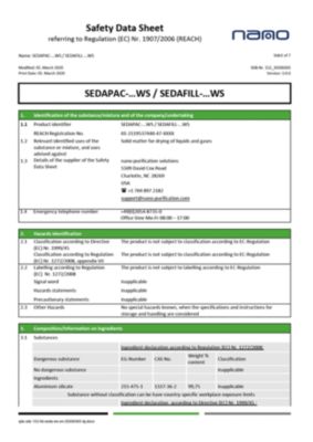 Sicherheitsdatenblatt (DE)