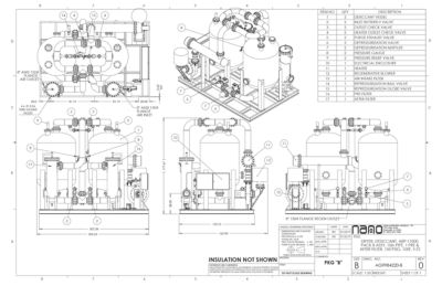 The general arrangement drawing for the aircel ABP 11000 model