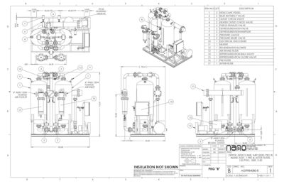 The general arrangement drawing for the aircel ABP 2000 model