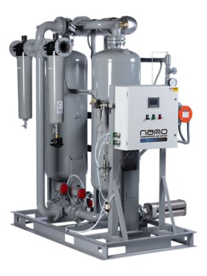 Image of a nano EH Series Externally Heated Twin Tower Desiccant Dryer