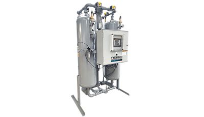 A nano D5 externally heated desiccant dryer model