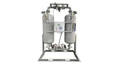 A nano D5 HLA heatless twin tower desiccant dryer