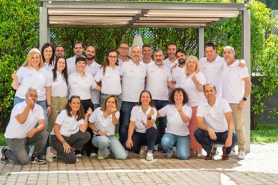 Leadership University participants posing on their graduation day
