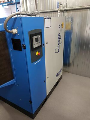 De nieuwe frequentiegeregelde Allegro 37 in bedrijf