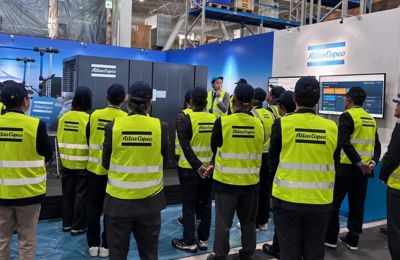 Demo booth oil free ZT JA