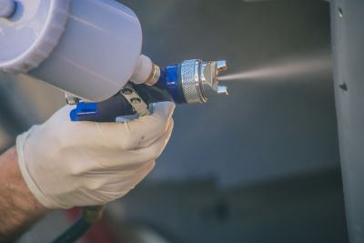 Verniciare telaio bici a casa con pistola vernice