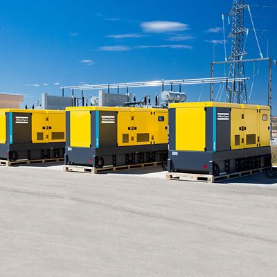 qas 500 mobile diesel generator application