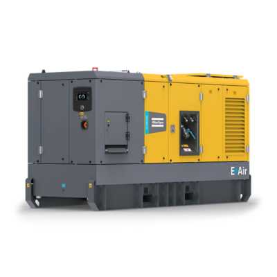 Atlas Copco portable electric air compressor with VSD  V1100