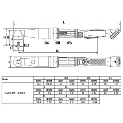 EABCLRT110-1300_Dimensions