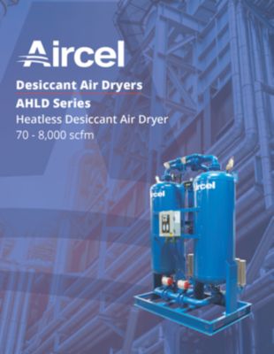 nano aircel AHLD Heatless Desiccant Dryer Brochure