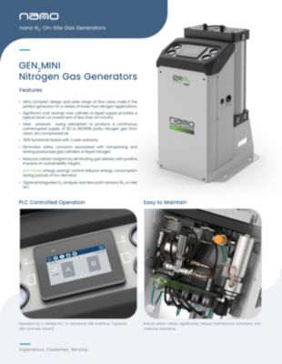 GEN2 MINI Nitrogen Generators Brochure for Canada English
