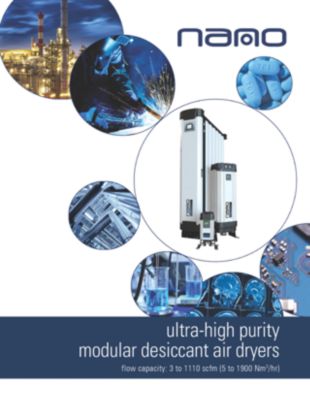 The latest brochure for the D series of modular desiccant dryers