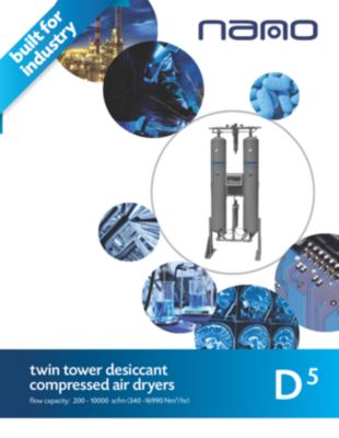The brochure for the legacy D5 NHL dryer products