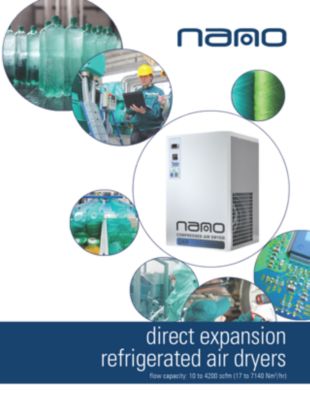 The brochure for the R4 DXR line of refrigerated direct expansion dryers