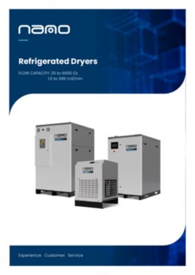 The brochure for the Singapore DXR line of refrigerated direct expansion dryers