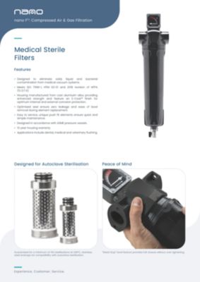 GMSB Medical Sterile Filter Brochure for SG English