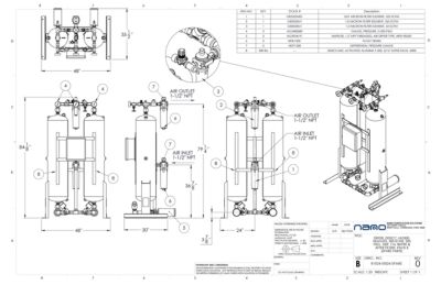 nano HL0300 Heatless Desiccant Dryer with Pre and After Filters Spares