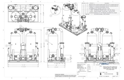nano HL3000 Heatless Desiccant Dryer with Pre and After Filters Spares