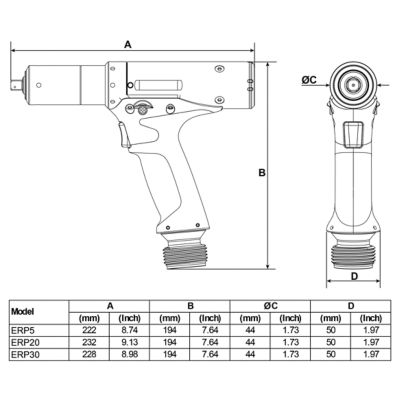 ERP 5_20_30 - Dimensions