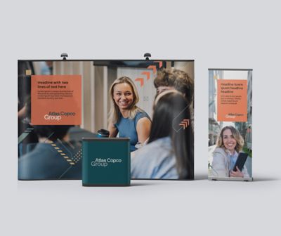 Employer branding option with an open booth