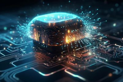 디지털 칩이 연결된 미래지향 기술 네트워크 – 스마트팩토리 기반 솔루션