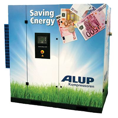 ALUP compressor with sticker Saving Energy