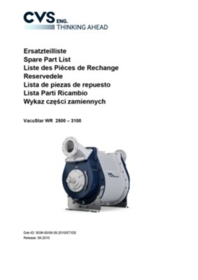 Ersatzteilliste VacuStar WR_2500_3100