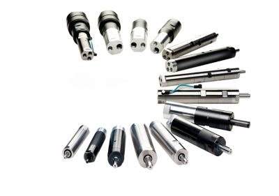 Air motors range laid out in a semi circle