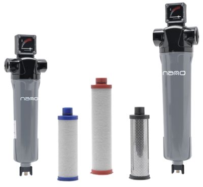 F11 Performance Validated Compressed Air Filters and Elements Black and Grey
