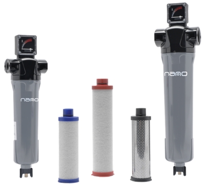 Filter with its element