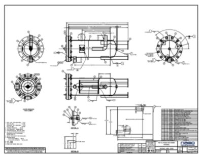 MEL 0250 Mist Eliminator GA General Arrangement Drawing