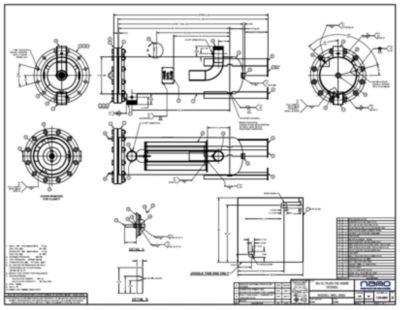 MEL 0500 Mist Eliminator GA General Arrangement Drawing