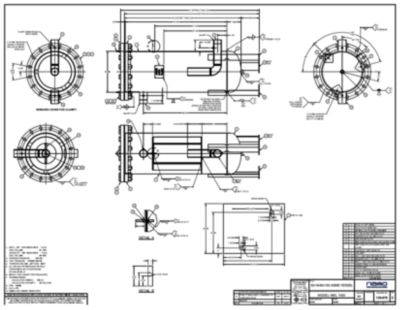 MEL 1000 Mist Eliminator GA General Arrangement Drawing