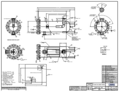 MEL 1250 Mist Eliminator GA General Arrangement Drawing