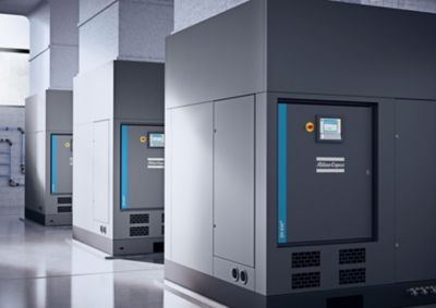 Máy thổi trục vít không dầu Atlas Copco